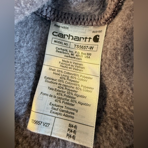 Carhartt Midweight Half Zip Sweatshirt - Picture 6 of 6
